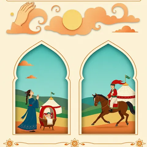 Dirse Han Oğlu Boğaç Han hikâyesinden bir sahne (6/22)